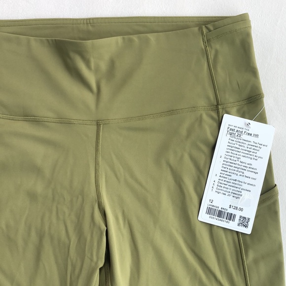 Lululemon Fast and Free High-Rise Tight 25" - Picture 8 of 9